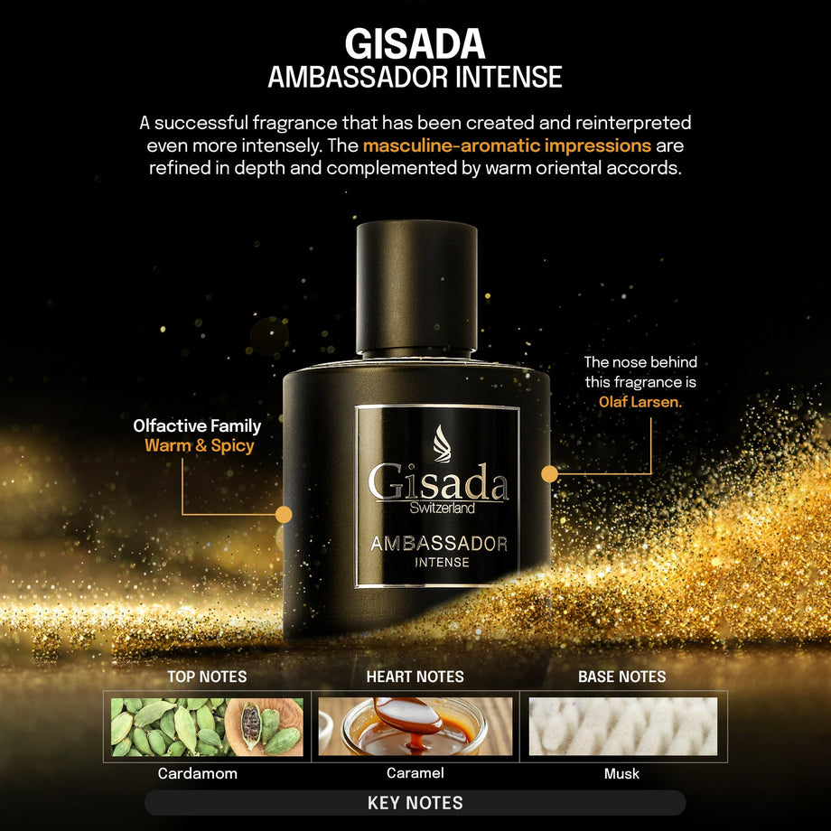 Gisada Ambassador Intense Eau de Parfum 50ml – BEAUTE LUXE