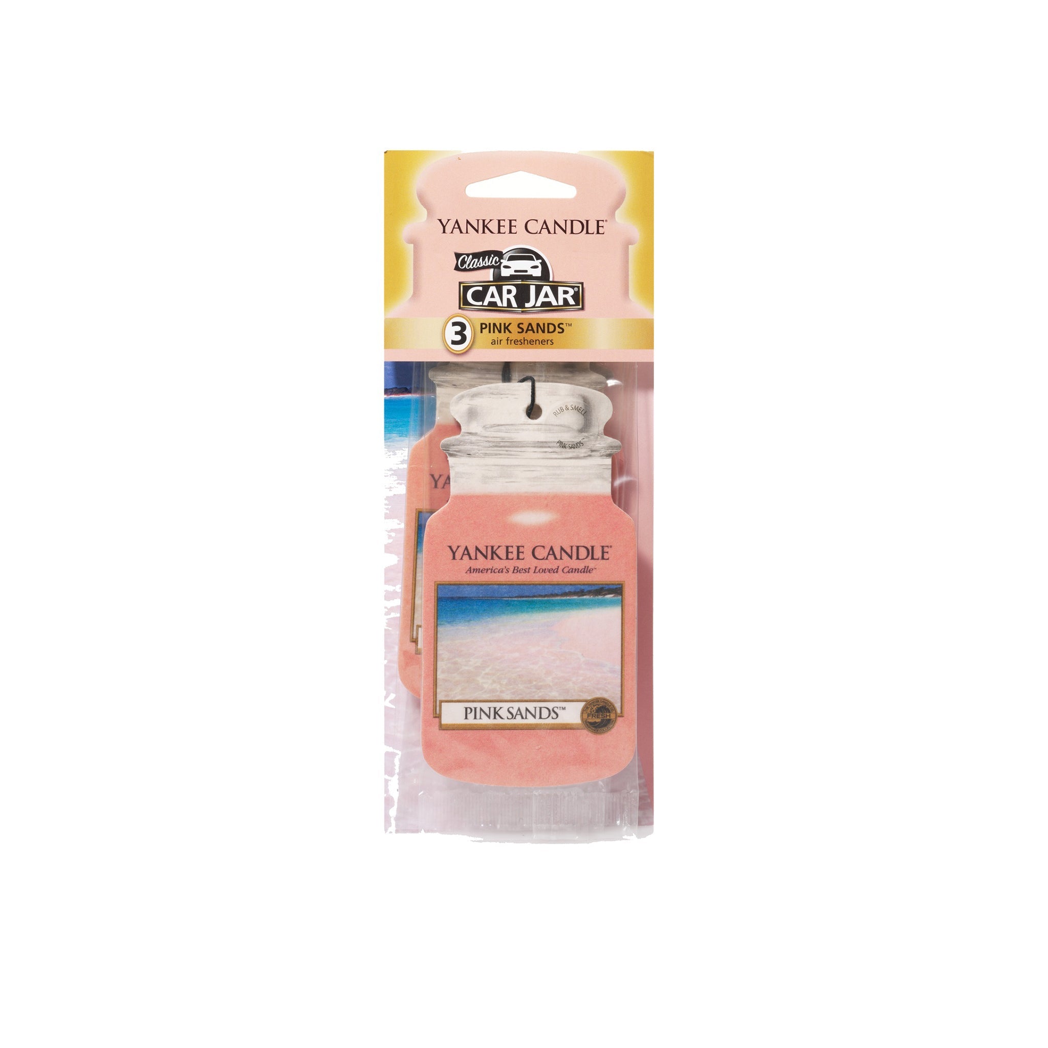 Yankee Candle Pink Sands Single Car Jar Air Freshener – BEAUTE LUXE