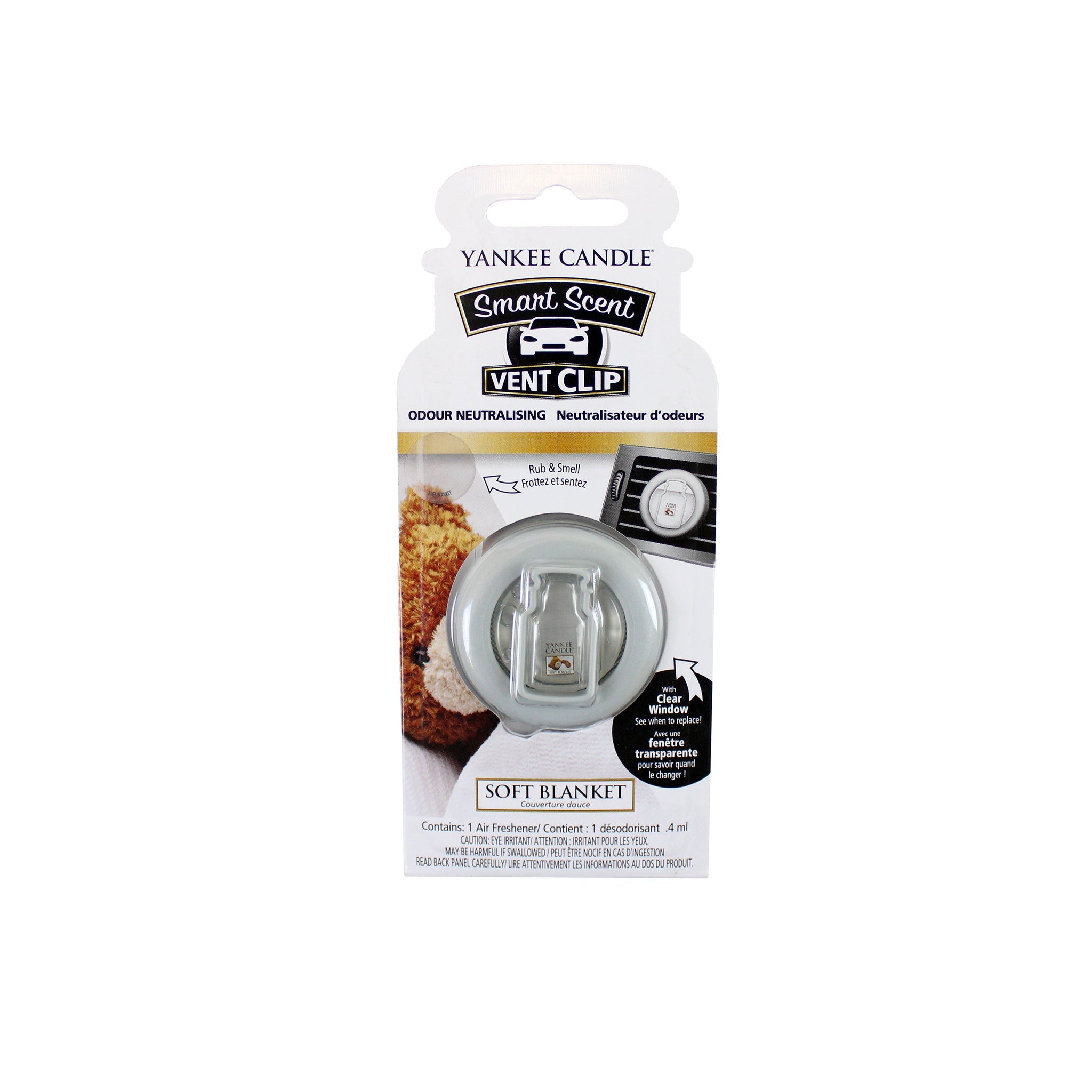 Yankee Candle Soft Blanket Smart Scent Vent Clip Air Freshener