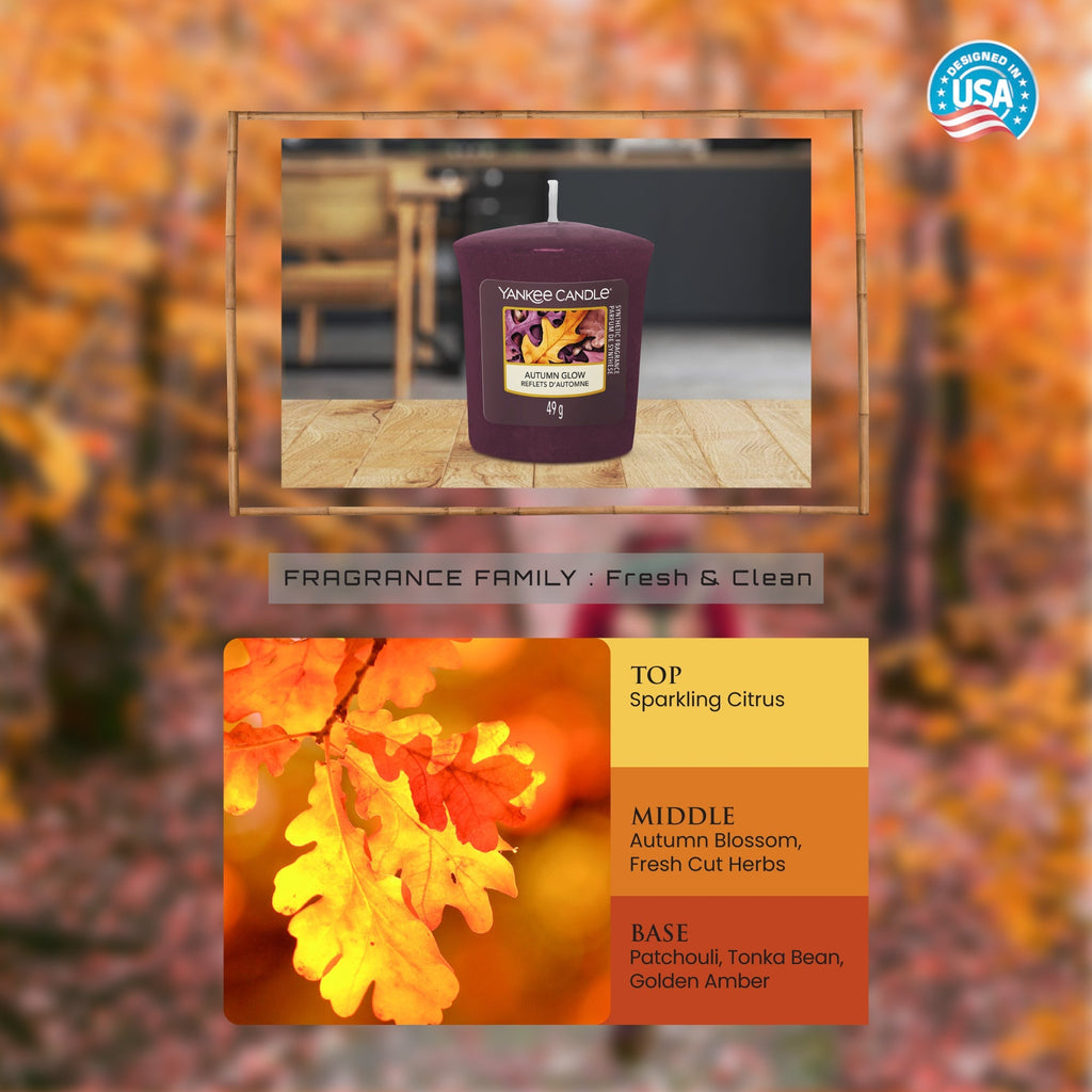 Yankee Candle Original Votive Autumn Glow – BEAUTE LUXE